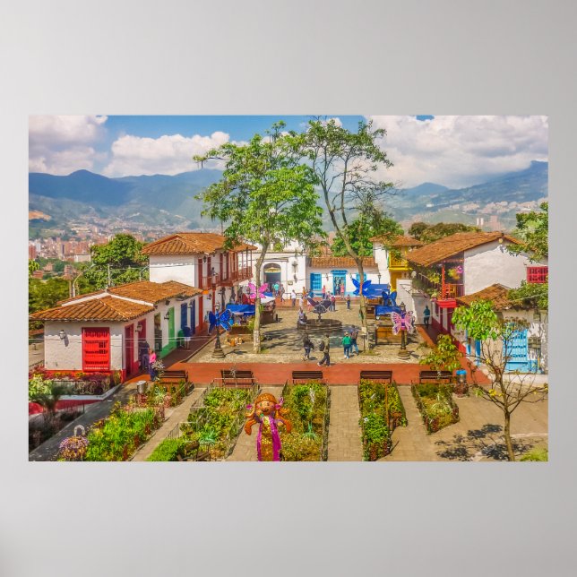 Pueblito Paisa, Medellin - Colombia Poster (Framsidan)
