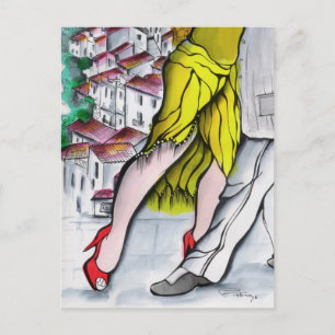Pueblo Blanco Tango Vykort