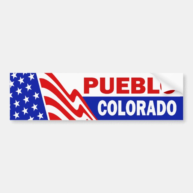 Pueblo Colorado bildekal (Framsidan)