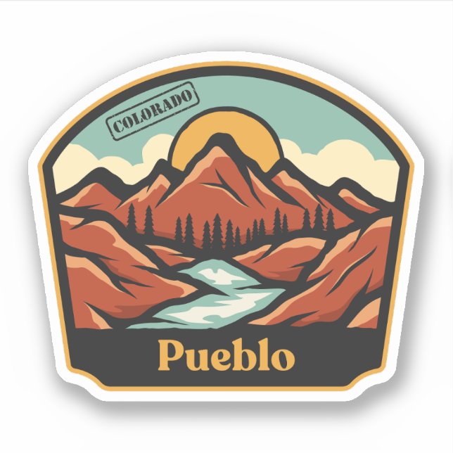 Pueblo, Colorado dekal (Framsida)