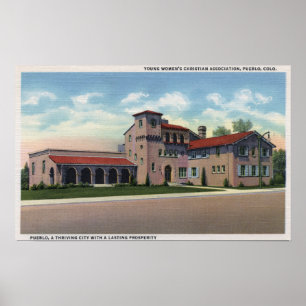 Pueblo Colorado - kristna unga kvinnor Poster