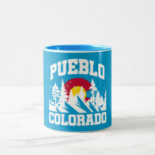 Pueblo,Colorado Två-Tonad Mugg