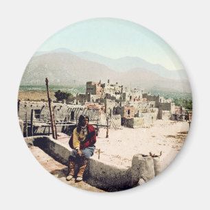 Pueblo de nya Taos - mexico Magnet