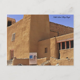 Pueblo Indian Village Chapel Vykort