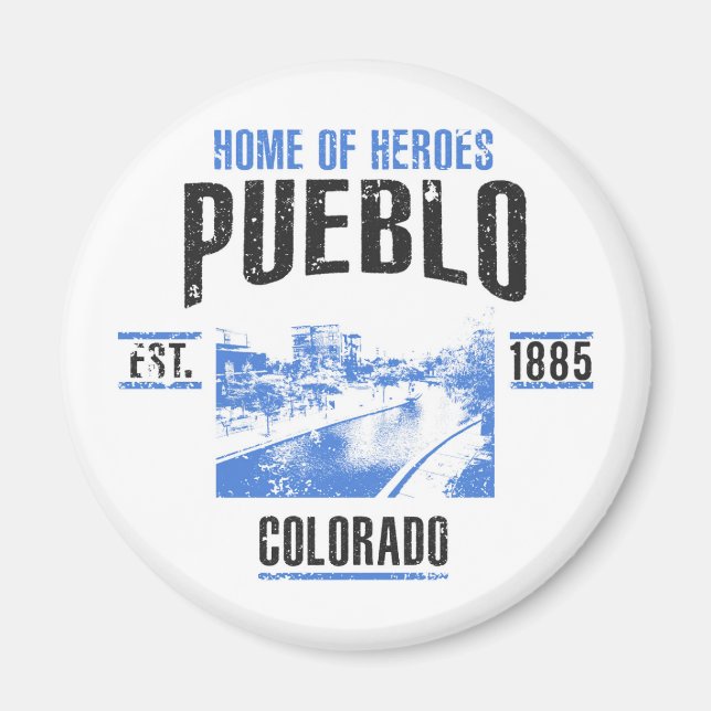Pueblo Magnet (Framsidan)