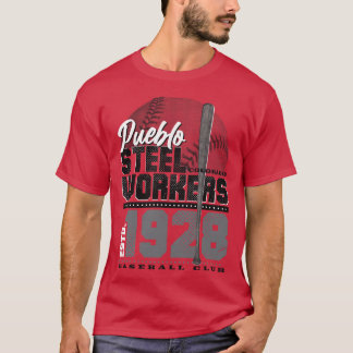 Pueblo Steel Workers Baseball T Shirt