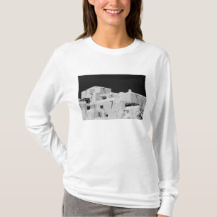 Pueblo stil adobe-inn på Loretto, Santa Fe, New T-shirt