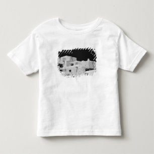 Pueblo stil adobe-inn på Loretto, Santa Fe, New Tee