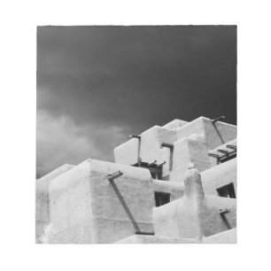 Pueblo style adobe-inn på Loretto, Santa Fe, New 2 Anteckningsblock