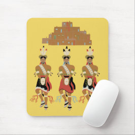 Pueblo Turtle Dancers Mousepad Musmatta