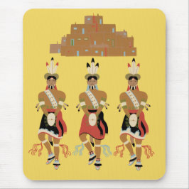 Pueblo Turtle Dancers Mousepad Musmatta