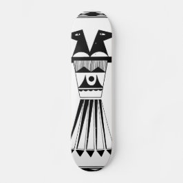 Pueblo Tvåhövdad Fågel Skateboard