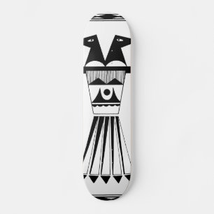 Pueblo Tvåhövdad Fågel Skateboard
