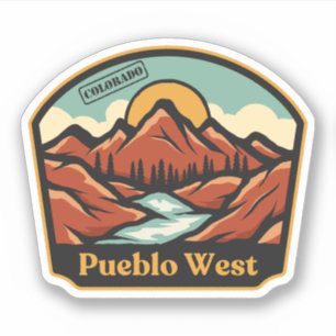 Pueblo West, Colorado-klistermärke Klistermärken