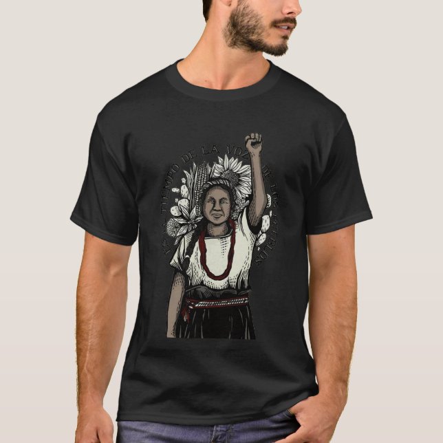 pueblos indigenas t shirt (Framsida)
