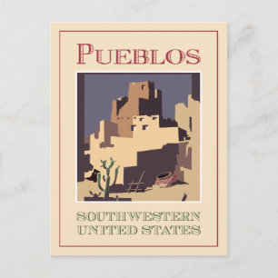 Pueblos Southwest Vykort