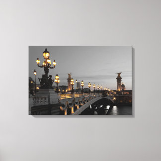 Puente Alexander III, Paris Canvastryck