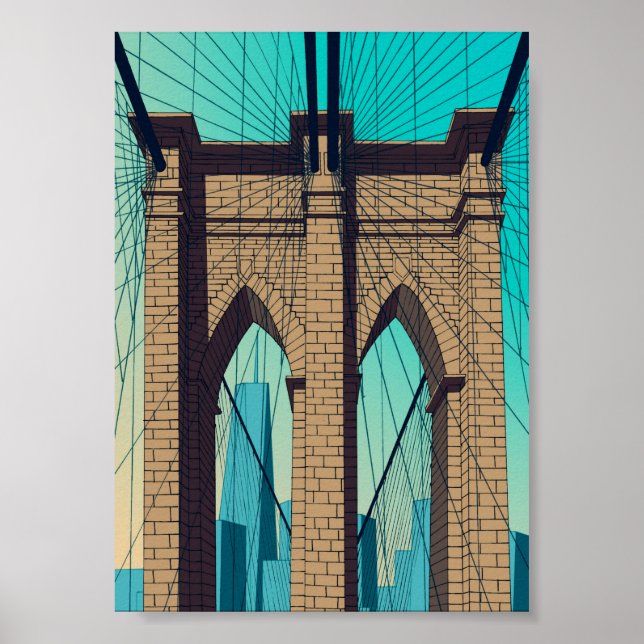 Puente de Brooklyn Poster (Framsidan)