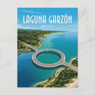 Puente de Laguna Garzón Vykort