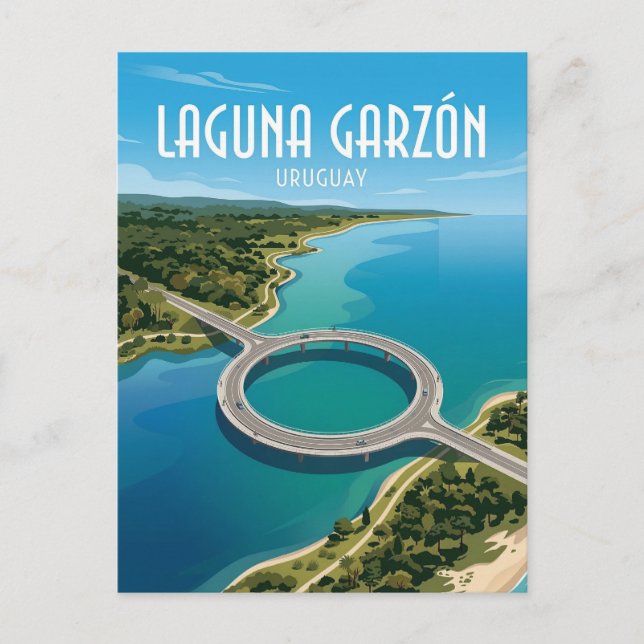 Puente de Laguna Garzón Vykort (Framsida)