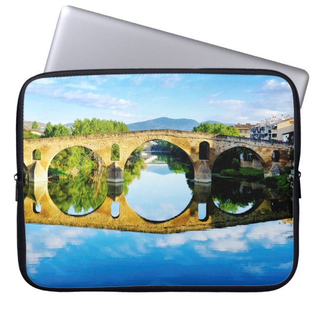 Puente La Reina Laptop Fodral (Framsidan)