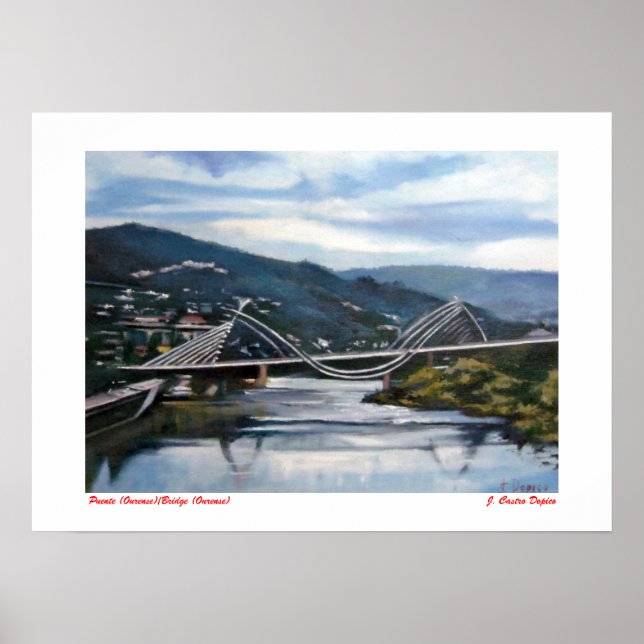 Puente (Ourense)/Bridge (Ourense) Poster (Framsidan)
