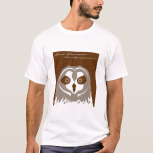 Pueo eller gå i ax uggla för hawaiibo kort t shirt