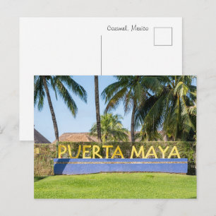 Puerta Maya Cruise Port, Cozumel, Mexiko Vykort