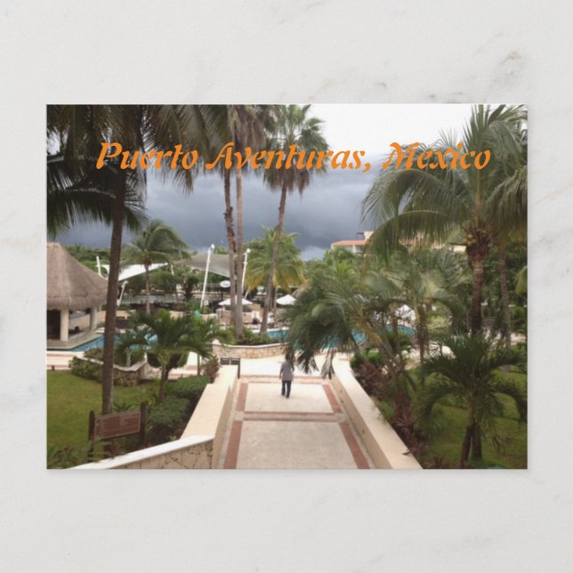 Puerto Aventuras, Mexiko vykort (Framsida)