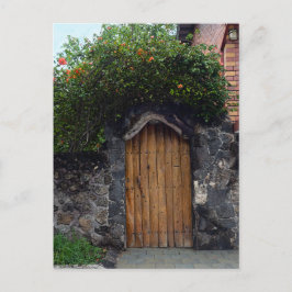 Puerto Ayora dörr, Galapagos öar Vykort