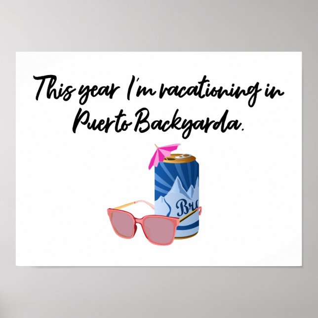 Puerto Backyarda | COVID Era-flykt Poster (Framsidan)