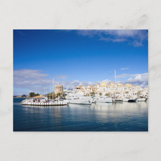 Puerto Banus Marina om Costa del Sol i Spanien Vykort