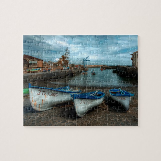 Puerto de la Cruz, Tenerife Puzzle Pussel (Horisontell)