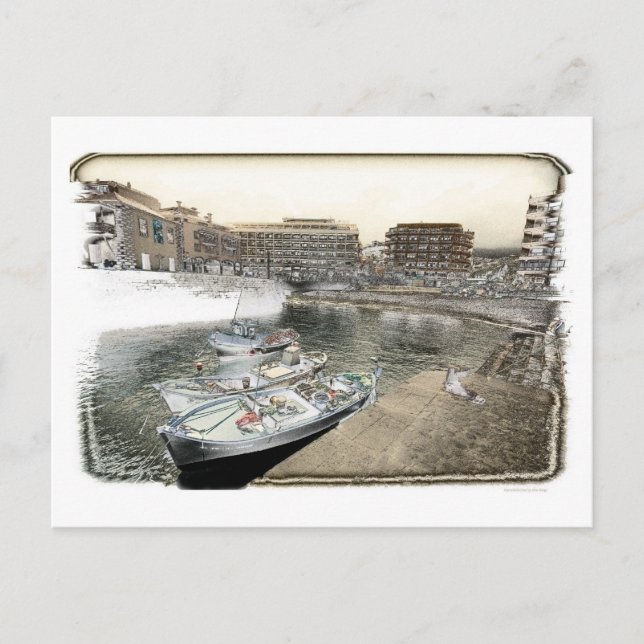 Puerto de la Cruz vycard Vykort (Framsida)