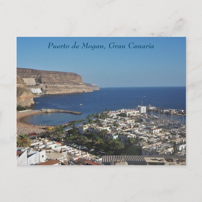 Puerto de Mogan, Gran Canaria, vykort (Framsida)