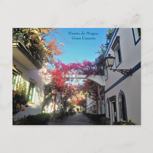 Puerto de Mogan, Gran Canaria, vykort (Framsida)