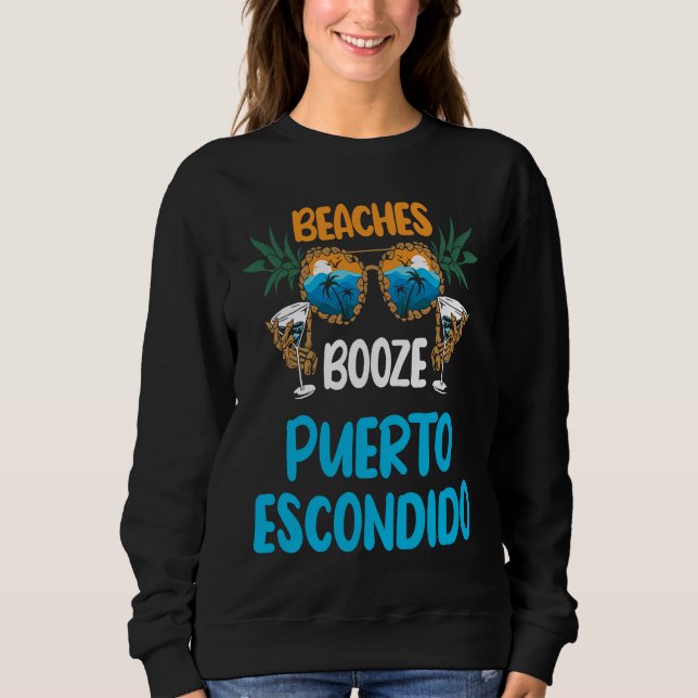 Puerto Escondido Beaches Mexico Vacation Party Mat T Shirt (Framsida)