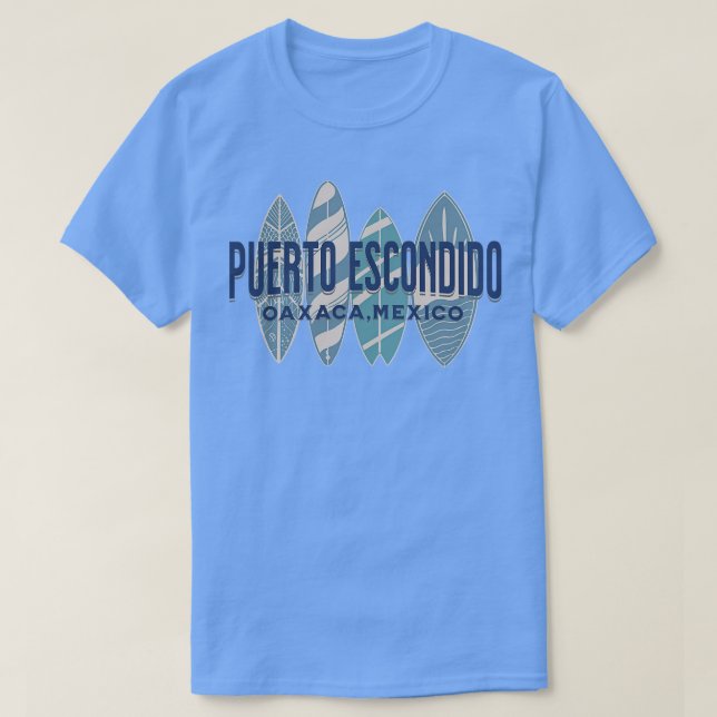 Puerto Escondido Oaxaca Mexico Big Wave Surfing 1 T Shirt (Design framsida)