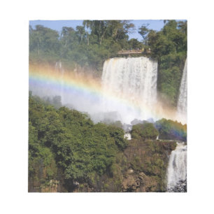 Puerto Iguazu, Argentina. Den hisnande Anteckningsblock