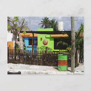 Puerto Morelos Casa Postcard Vykort