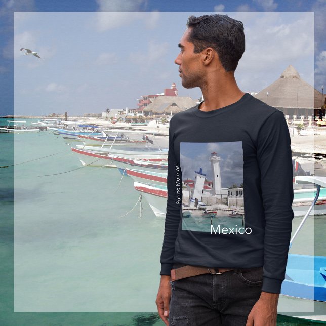 Puerto Morelos Lighthouse T-shirt (Skapare uppladdad)