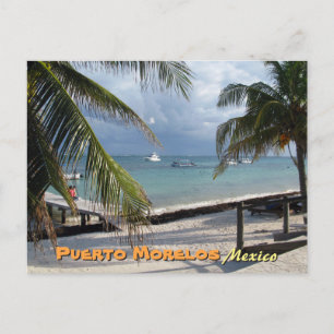 Puerto Morelos, Mexiko Vykort