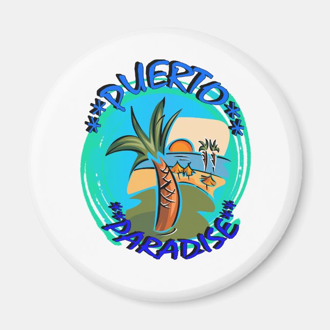 Puerto Paradise Magnet (Framsidan)