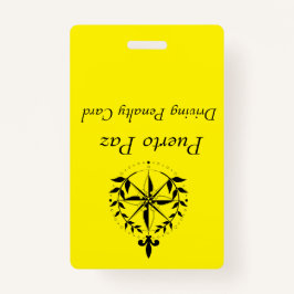 Puerto Paz - Körkort (gult)