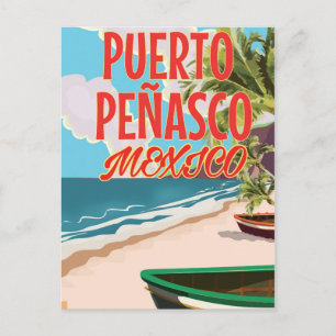 Puerto Peñasco Beach Mexico-reseaffisch Vykort