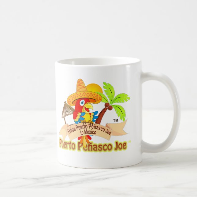 Puerto Penasco Mexico papegoja Kaffemugg (Höger)