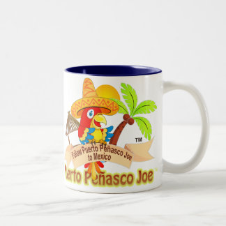 Puerto Penasco Mexico papegoja Två-Tonad Mugg