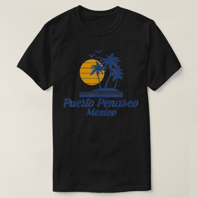 Puerto Penasco Mexiko Beach Mexican Tourist Souven T Shirt (Design framsida)