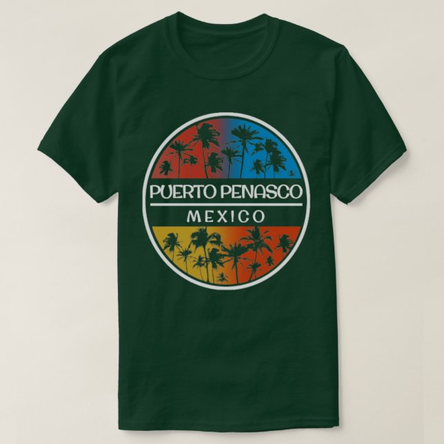 Puerto Penasco Rocky Point Mexico Snyggt T Shirt (Design framsida)