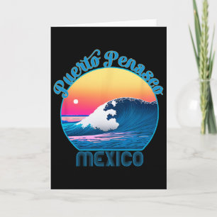 Puerto Penasco Souvenir Outfit - Retro Puerto Pena Kort